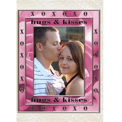 Hugs & Kisses Card - Greeting Card 5 x 7 Hugs & Kisses Card - Greeting Card 5 x 7