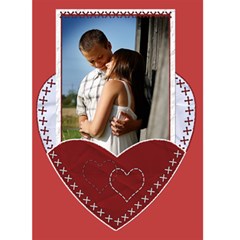 Valentine Card #1 - Greeting Card 5  x 7 