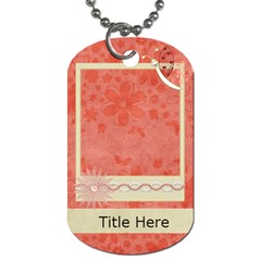 Blissfull Bella Dog Tag1 - Dog Tag (One Side)