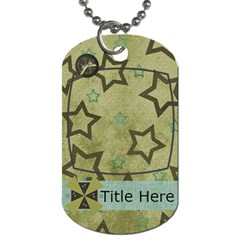 Simple Sam Dog Tag2 - Dog Tag (One Side)