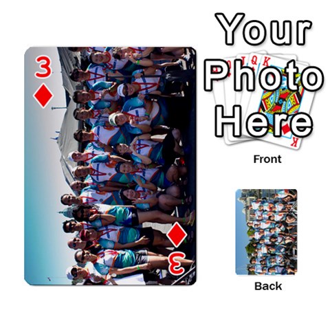 2010 Team Lifescan Playing Cards By John Ng Front - Diamond3