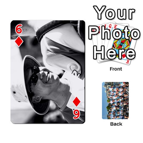 2010 Team Lifescan Playing Cards By John Ng Front - Diamond6