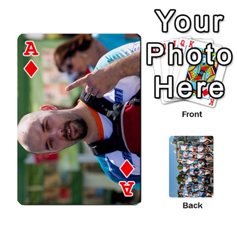 Ace 2010 Team Lifescan Playing Cards By John Ng Front - DiamondA