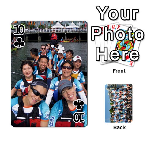 2010 Team Lifescan Playing Cards By John Ng Front - Club10