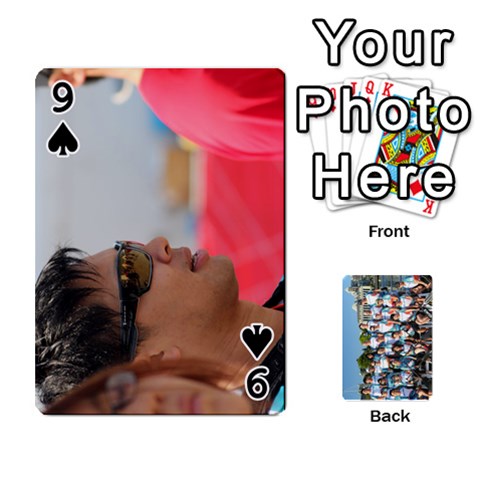 2010 Team Lifescan Playing Cards By John Ng Front - Spade9