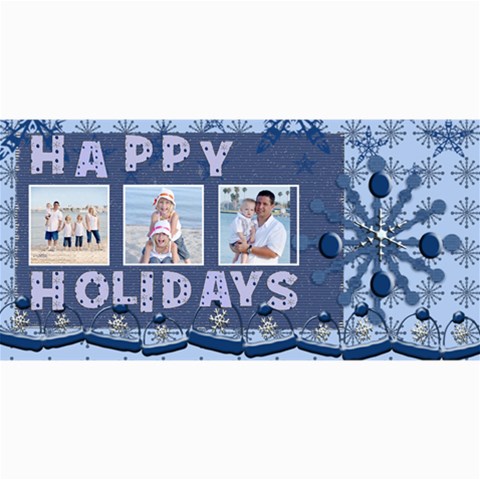 Happy Holidays Christmas Cards By Danielle Christiansen 8 x4  Photo Card - 1