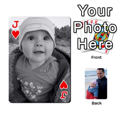 Jack Cards By Catherine Front - HeartJ