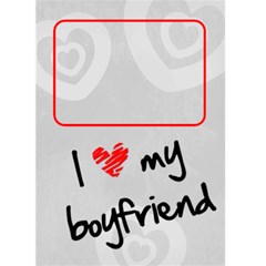 I LOVE MY BOYFRIEND - Custom Greeting Card 5 x 7 I LOVE MY BOYFRIEND - Custom Greeting Card 5 x 7