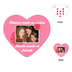 Sisters Heart Playing Cards - Playing Cards Single Design (Heart)