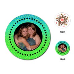 Round Polka Dots Playing Cards - Playing Cards Single Design (Round)