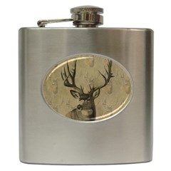 buck flask for men - Hip Flask (6 oz)