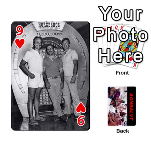 Vegas Cards By Carol Petrich Front - Heart9