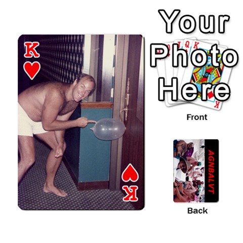 King Vegas Cards By Carol Petrich Front - HeartK