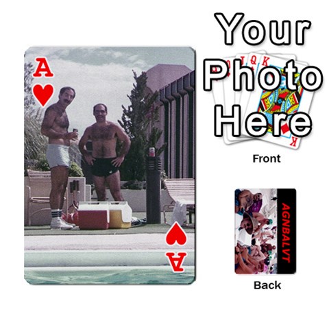 Ace Vegas Cards By Carol Petrich Front - HeartA