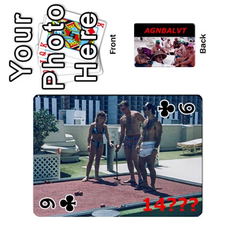Vegas Cards By Carol Petrich Front - Club9