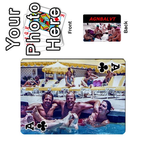 Ace Vegas Cards By Carol Petrich Front - ClubA