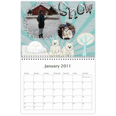 Calendar 2011 For Marcellins By Elizabeth Marcellin Jan 2011
