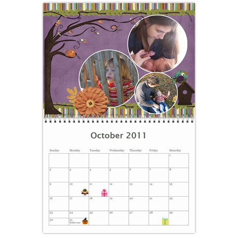Calendar 2011 For Marcellins By Elizabeth Marcellin Oct 2011