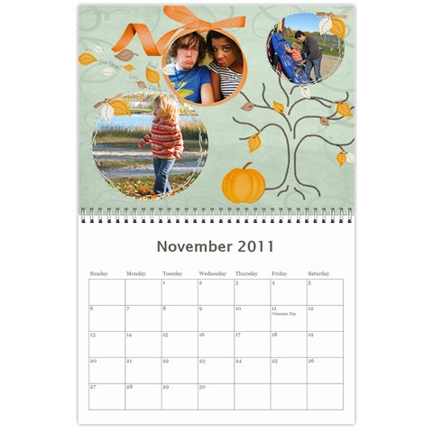 Calendar 2011 For Marcellins By Elizabeth Marcellin Nov 2011