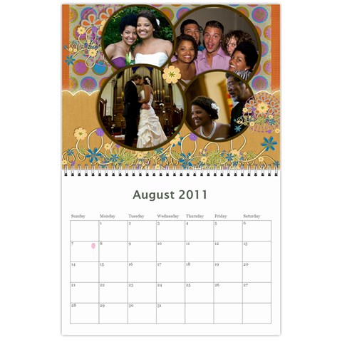 Calendar 2011 For Marcellins By Elizabeth Marcellin Aug 2011