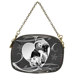 Black & White Chain Purse - Chain Purse (Two Sides)