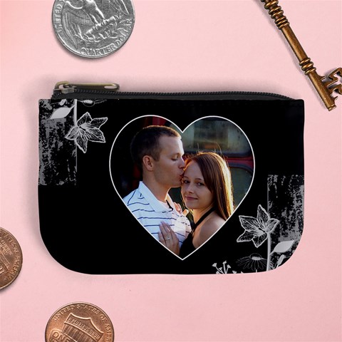 Black & White Coin Purse By Lil Front