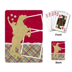 Playing Card- cowboy template - Playing Cards Single Design (Rectangle)