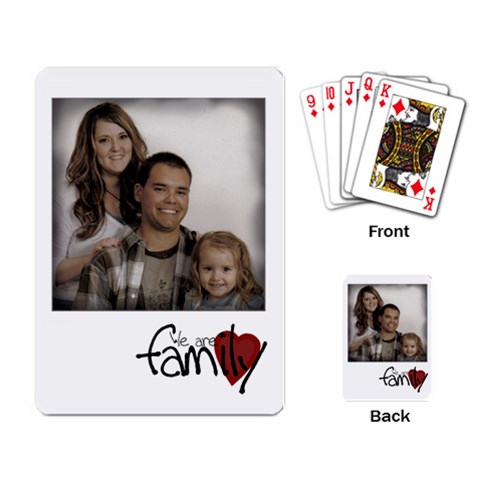 We Are Family Cards By Amanda Bunn Back