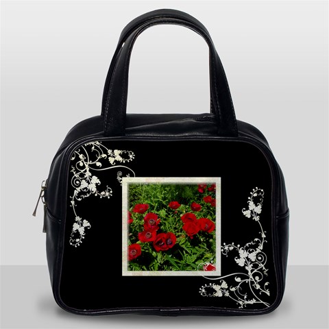Black & White Handbag By Catvinnat Back