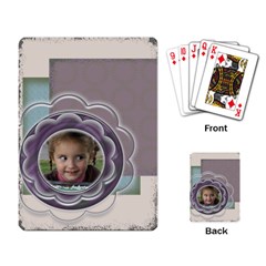 Flower cards - Playing Cards Single Design (Rectangle)