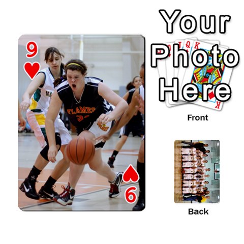 Flames Cards By Amanda Front - Heart9