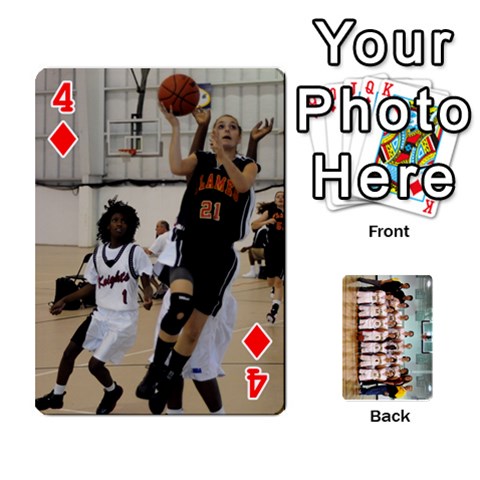 Flames Cards By Amanda Front - Diamond4