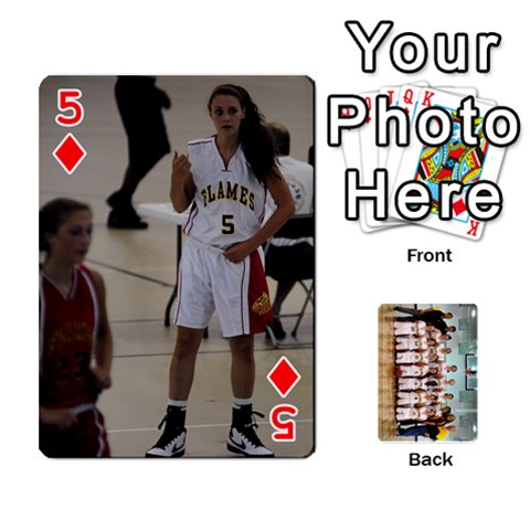Flames Cards By Amanda Front - Diamond5