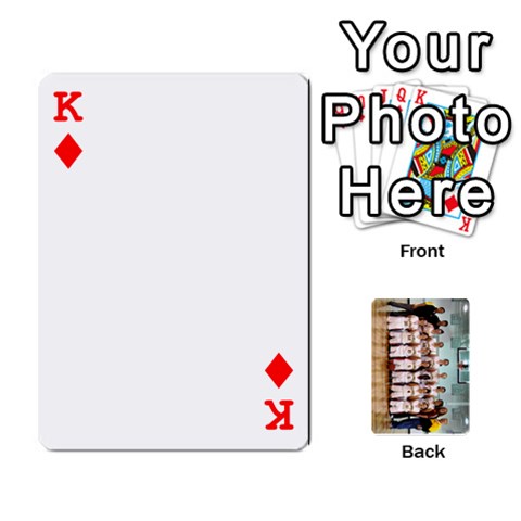 King Flames Cards By Amanda Front - DiamondK