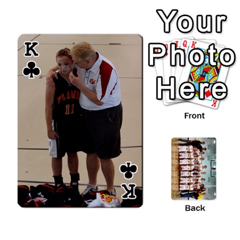 King Flames Cards By Amanda Front - ClubK