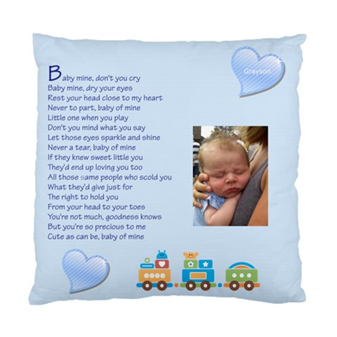 Baby Mine Cushion Cover By Paula Brady Front