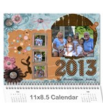 Beanblossom Calander 2011 - Wall Calendar 11  x 8.5  (12-Months)