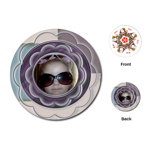 Round Single Photo Flower By Amanda Bunn Front