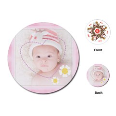 baby card - Playing Cards Single Design (Round) baby card - Playing Cards Single Design (Round)