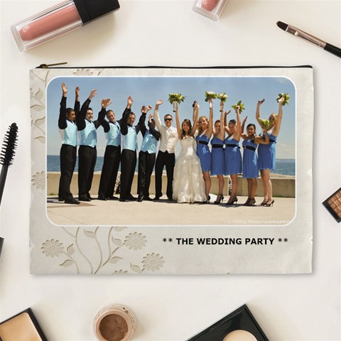Wedding Party Cosmetic Bag By Lil Front