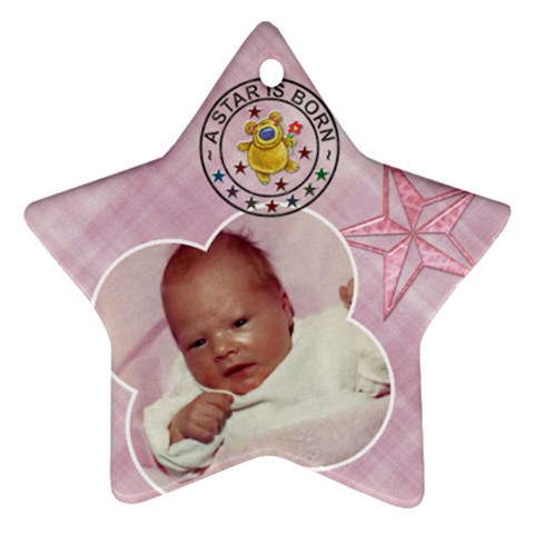 Baby Girl Ornament By Lil Front