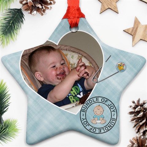 Baby Boy Ornament By Lil Back