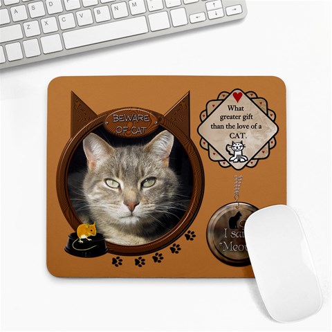 Cat Mousepad By Lil Front