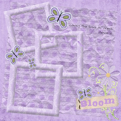 It s A Spring Thing Scrapbook Page By Redhead Scraps 12 x12  Scrapbook Page - 2