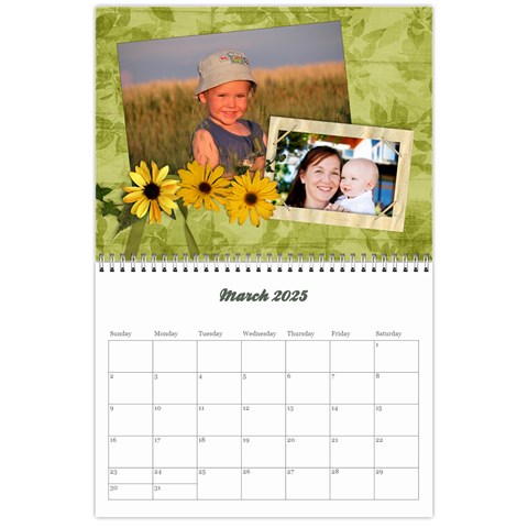 2025 Calendar By Mikki Mar 2025