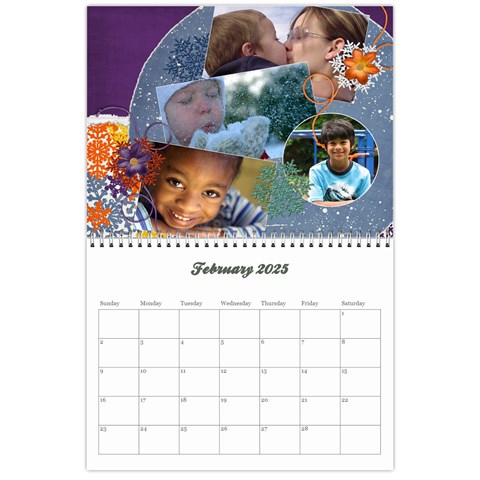2025 Calendar By Mikki Feb 2025