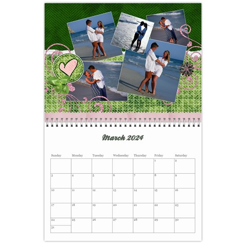 2024 Calendar By Mikki Mar 2024