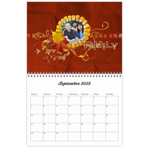 2025 Calendar By Mikki Sep 2025