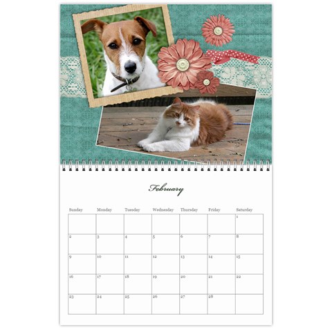 Flowers 2025 Calendar By Mikki Feb 2025
