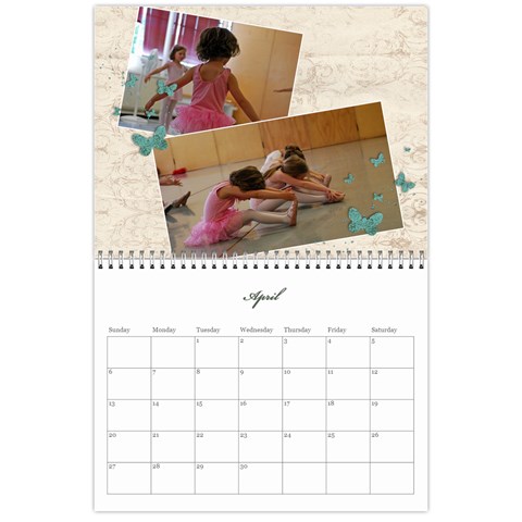 Flowers 2025 Calendar By Mikki Apr 2025